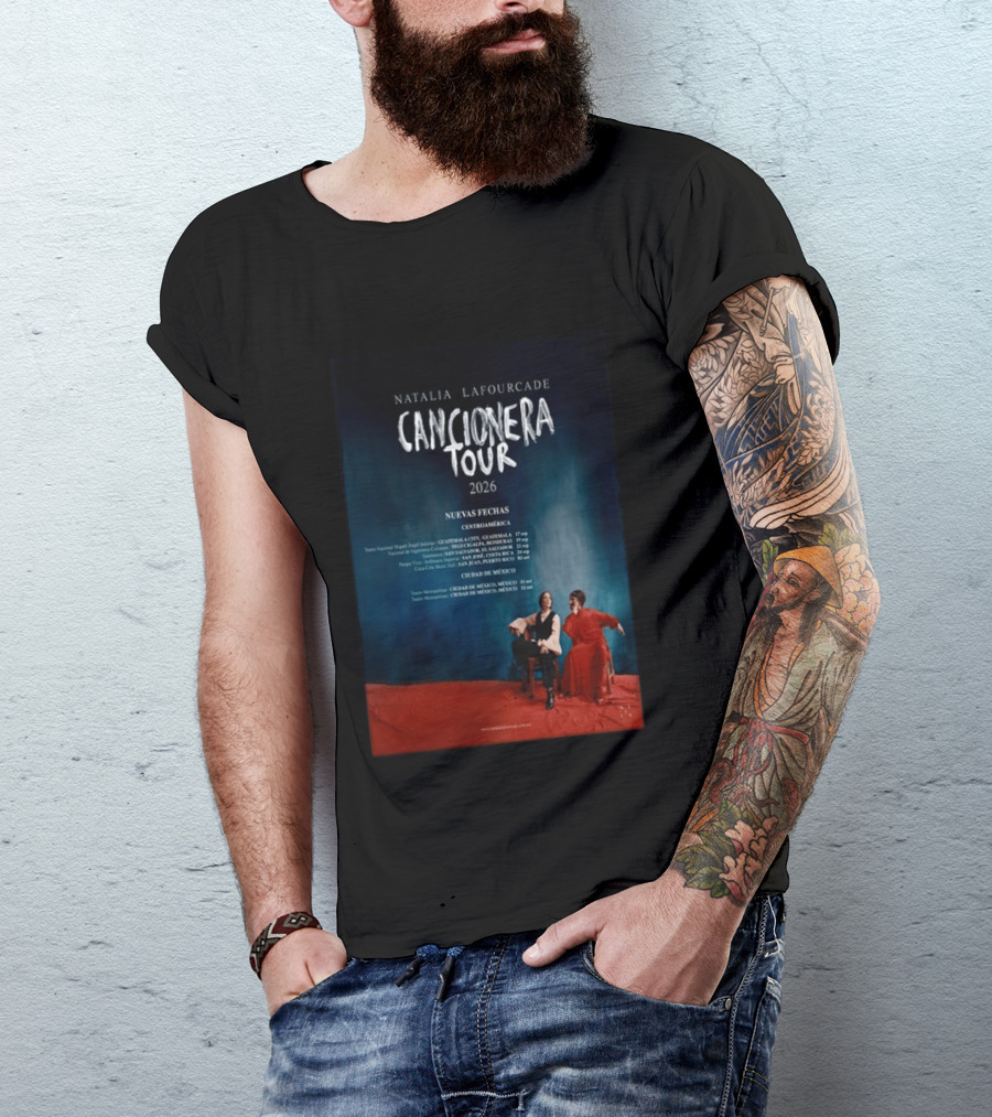 Natalia Lafourcade 2026 Cancionera Tour Nueva Fechas Centroamérica Ciudad De México T-Shirt