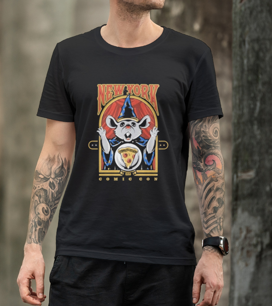 New York Comic Con 2026 Ratz Wizard Pizza Magic T-Shirt