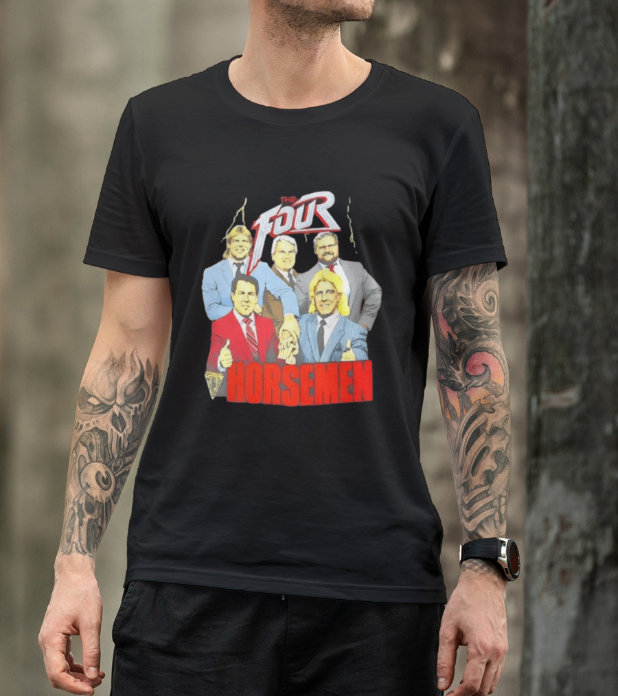 The Four Horsemen Jim Crockett Promotions Stylin Collection T-Shirt