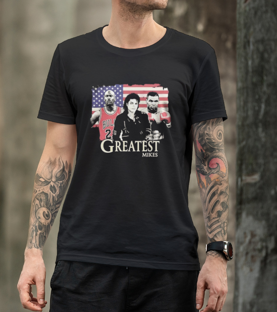 Greatest Mikes Jordan Jackson Tyson American Flag 2026 T-Shirt