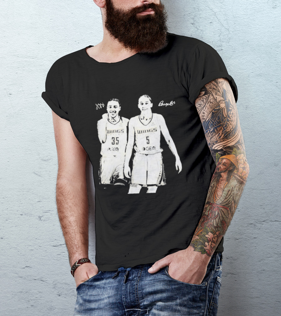 Azzi Fudd Paige Bueckers Basketball Number 35 5 WNBA T-Shirt