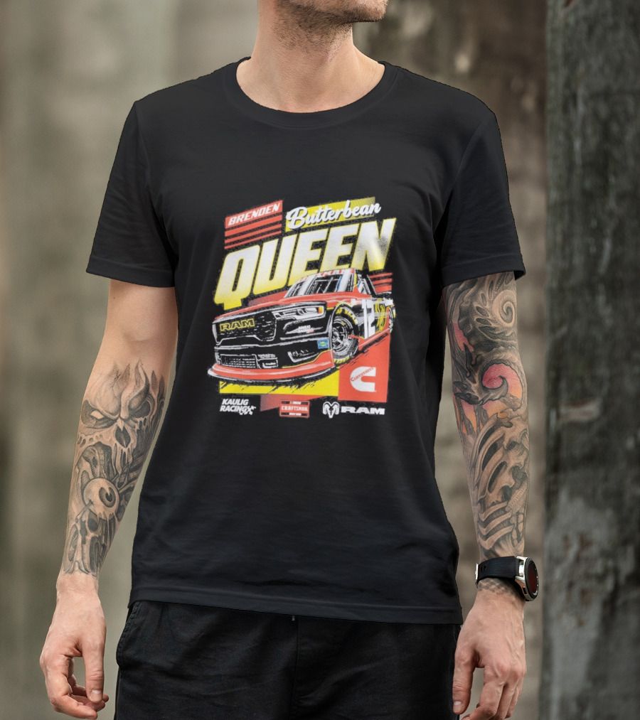 Brenden Butterbean Queen Kaulig Racing Cummins Cottonelle NASCAR Car T-Shirt