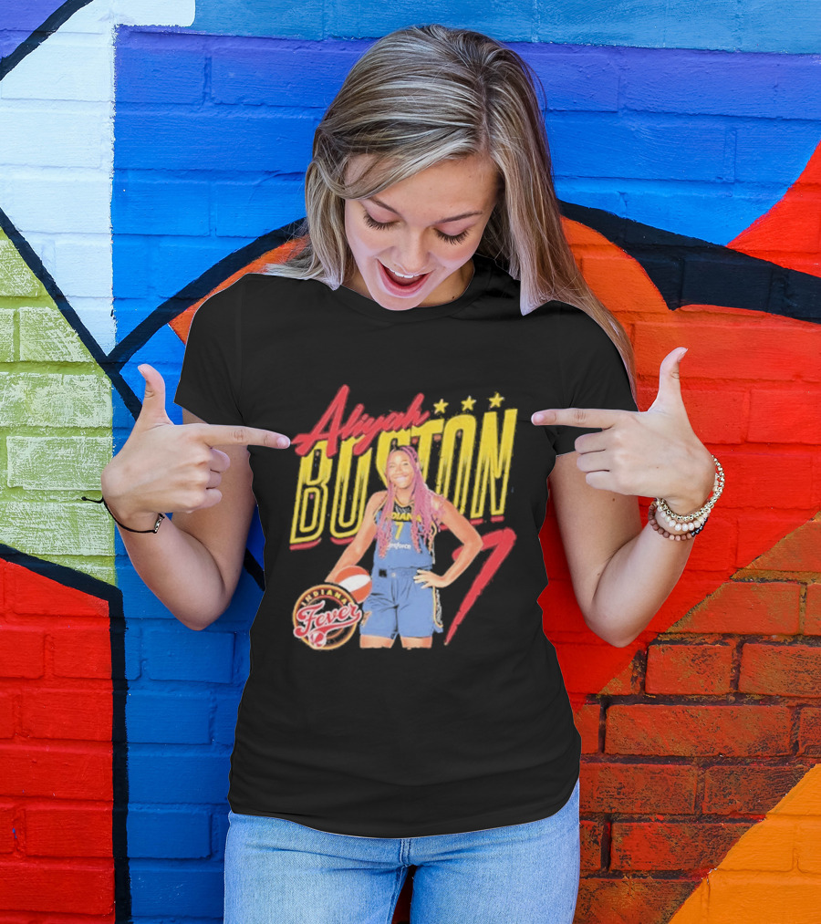 Aliyah Boston 7 Fever WNBA Basketball Star T-Shirt