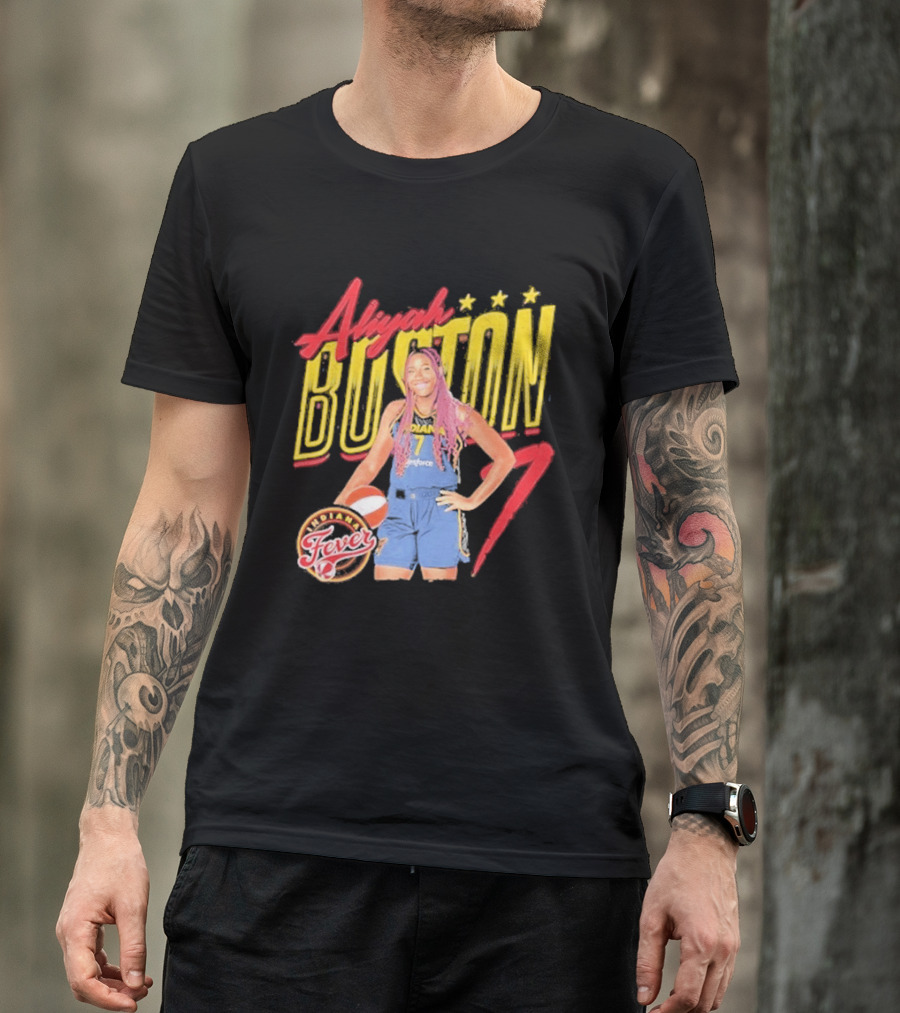 Aliyah Boston 7 Fever WNBA Basketball Star T-Shirt