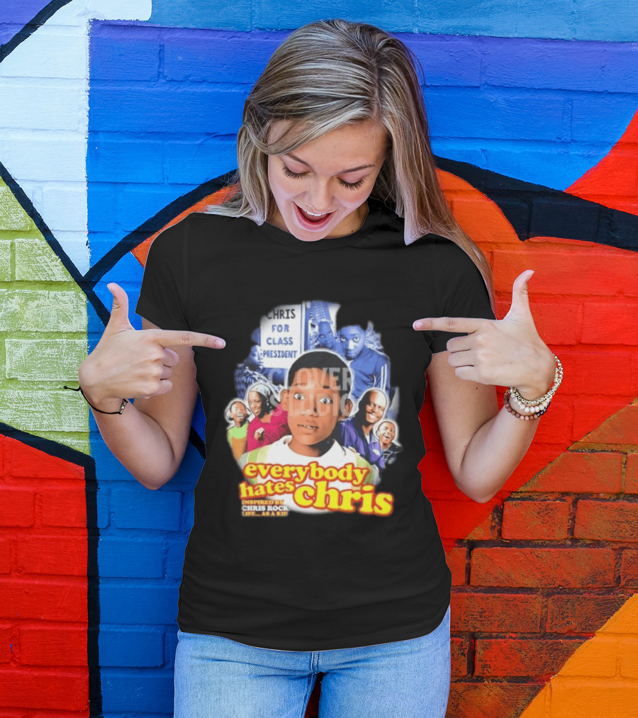 Everybody Hates Chris Inspired By Chris Rock Chris For Class President T-Shirt