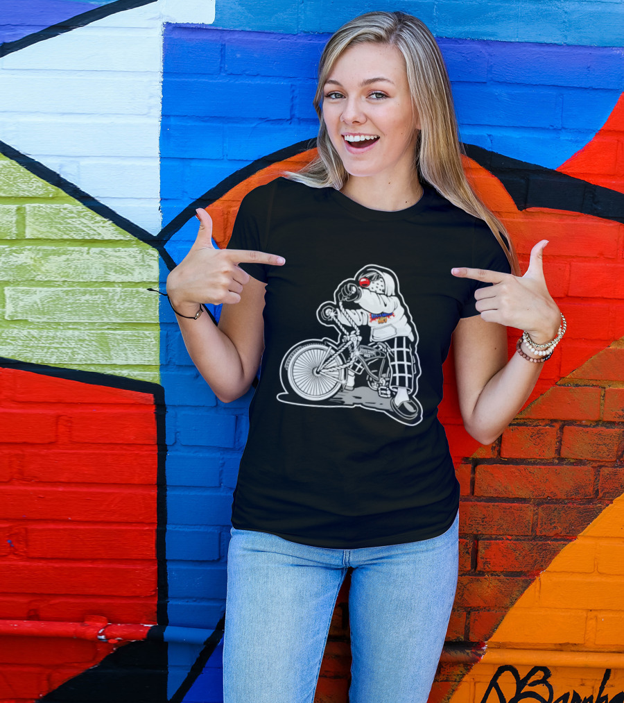 Foos Gone Wild Lowrider Bike Masked T-Shirt