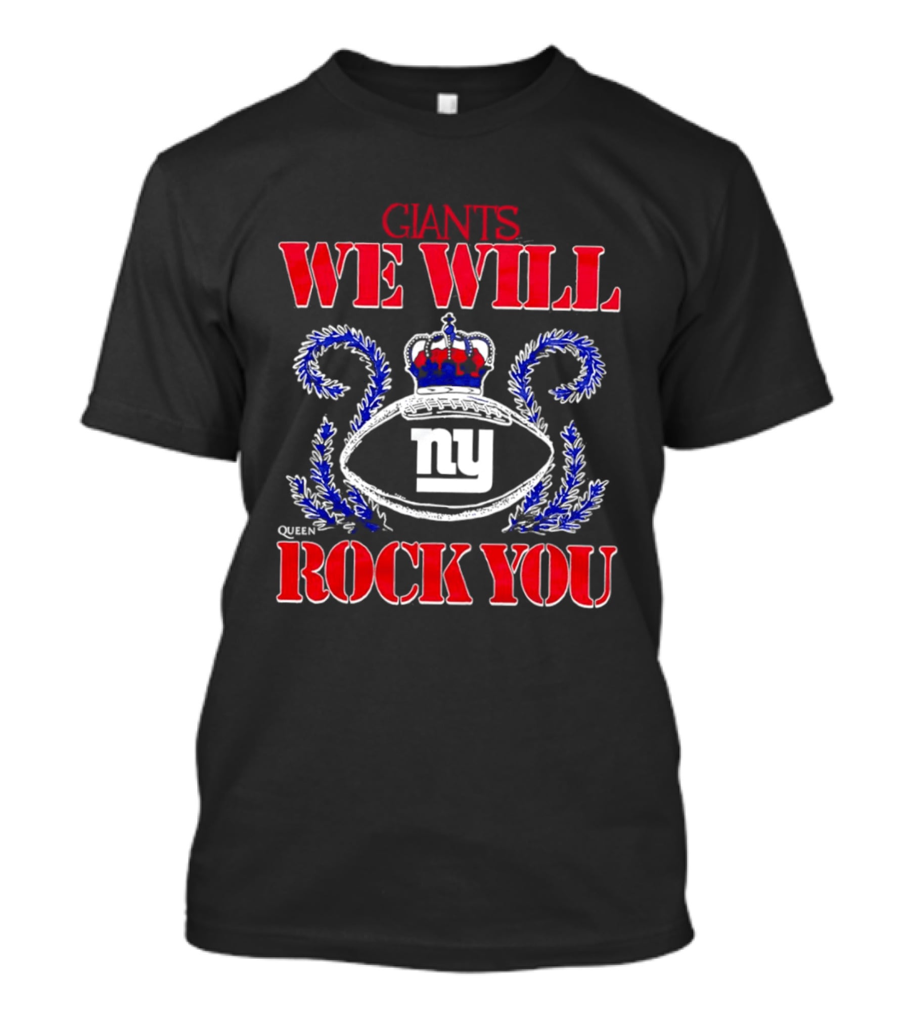 Giants We Will Rock You Queen Football NY T-Shirt