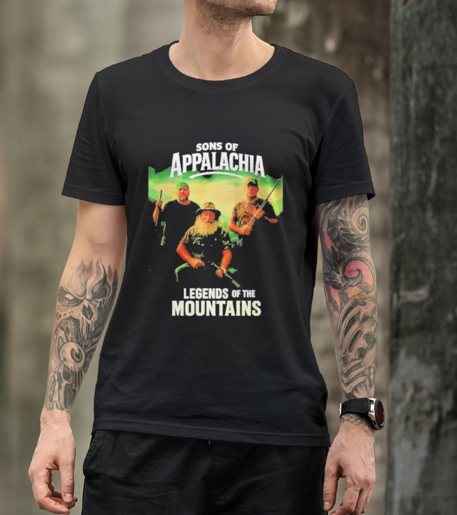 Sons Of Appalachia Legends Of The Mountains Rugged Wilderness Guardians T-Shirt