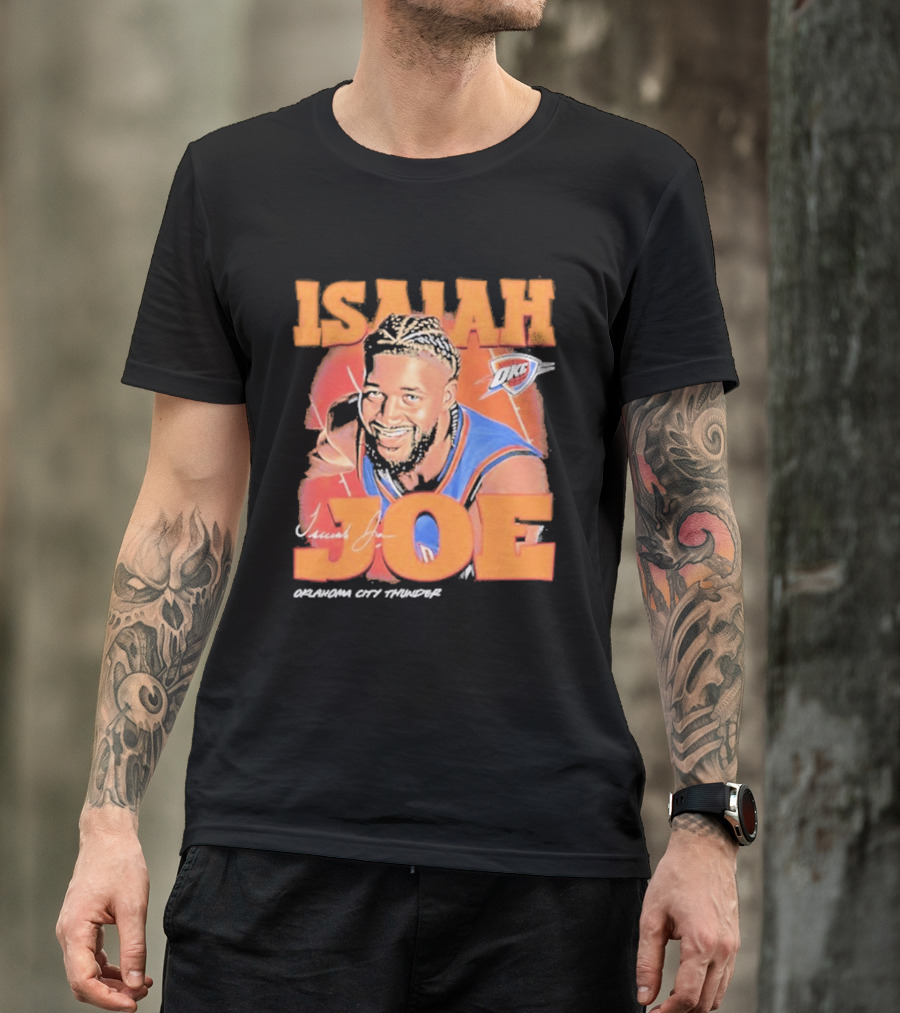 Isaiah Joe Oklahoma City Thunder Airbrush Signature T-Shirt