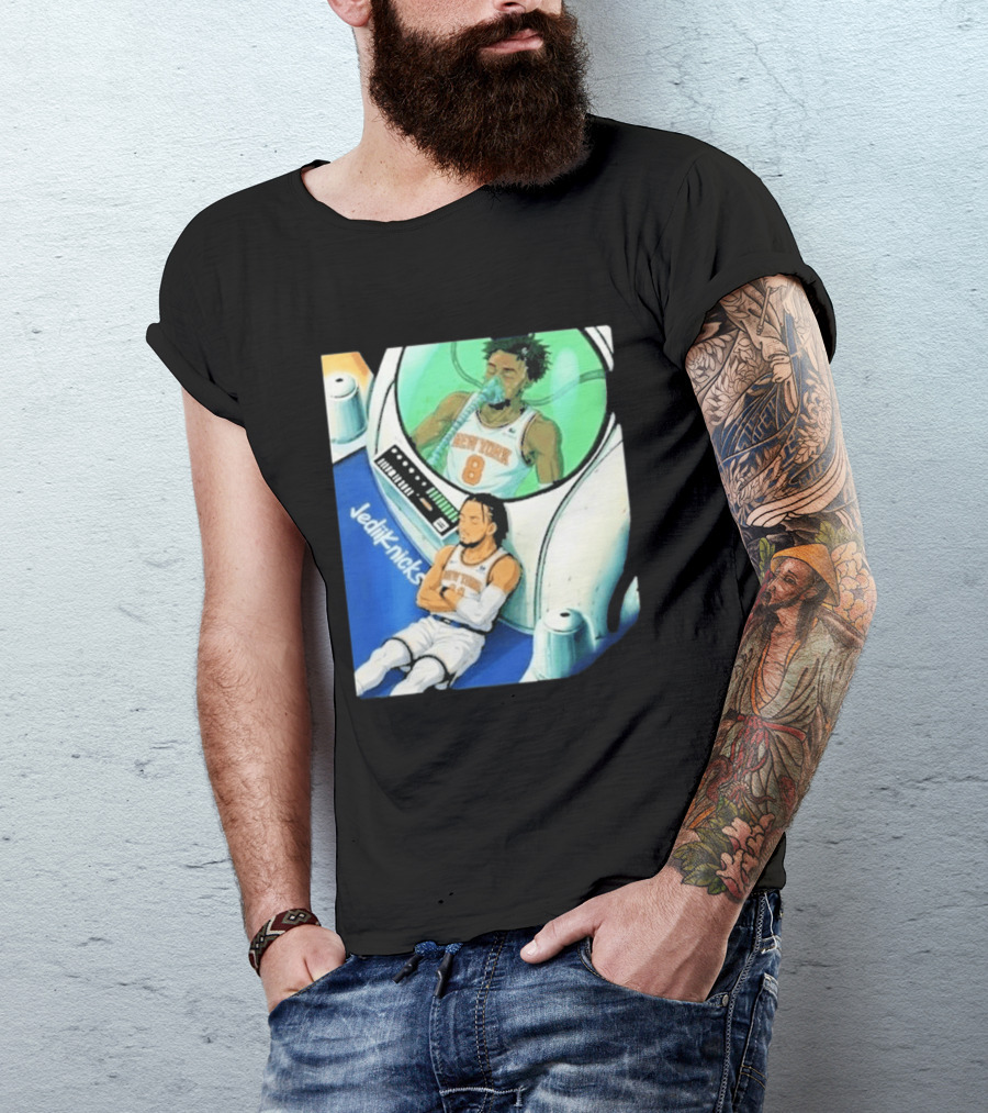 Jalen Brunson OG Anunoby New York Knicks 2026 Jedi+Knicks T-Shirt