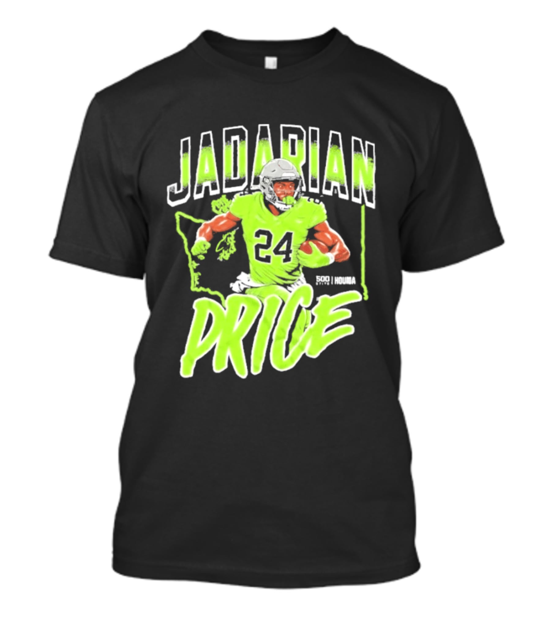 Jadarian Price 24 Seattle Football Running Back T-Shirt