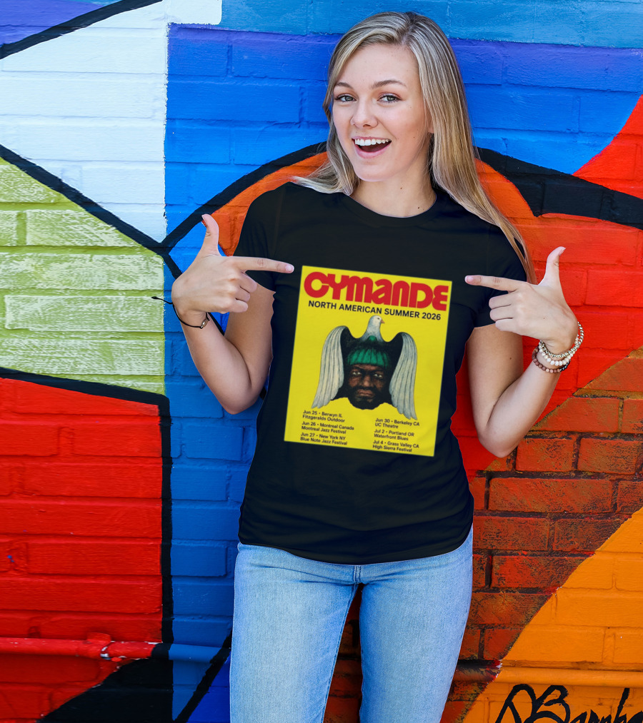 Cymande North American Summer 2026 Tour Dates And Locations T-Shirt