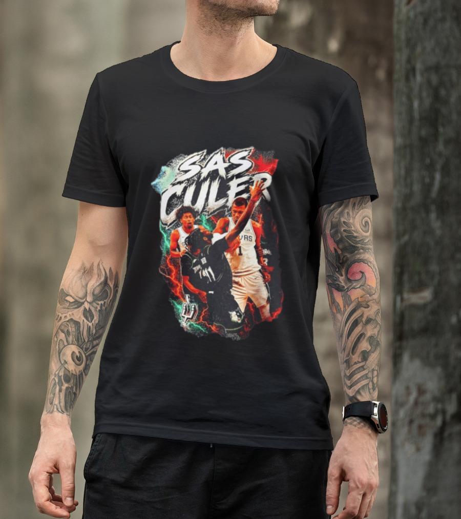 San Antonio Spurs SAS Culero NBA Basketball Dylan Harper Storm T-Shirt