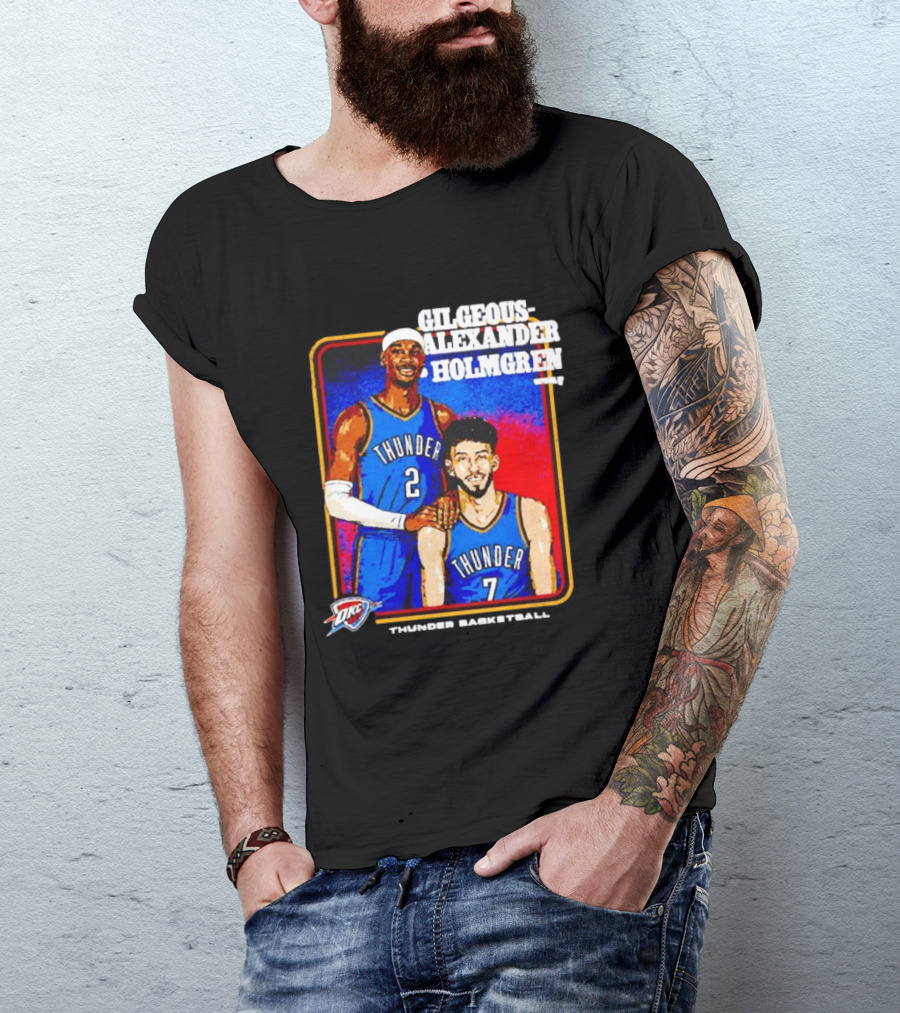 Gilgeous Alexander Holmgren OKC Thunder Basketball Step Brothers T-Shirt