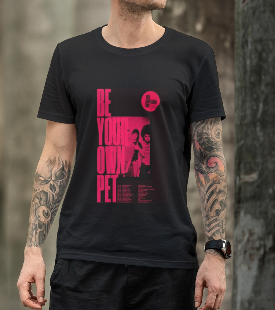 Be Your Own Pet 20th Anniversary Tour 2026 T-Shirt