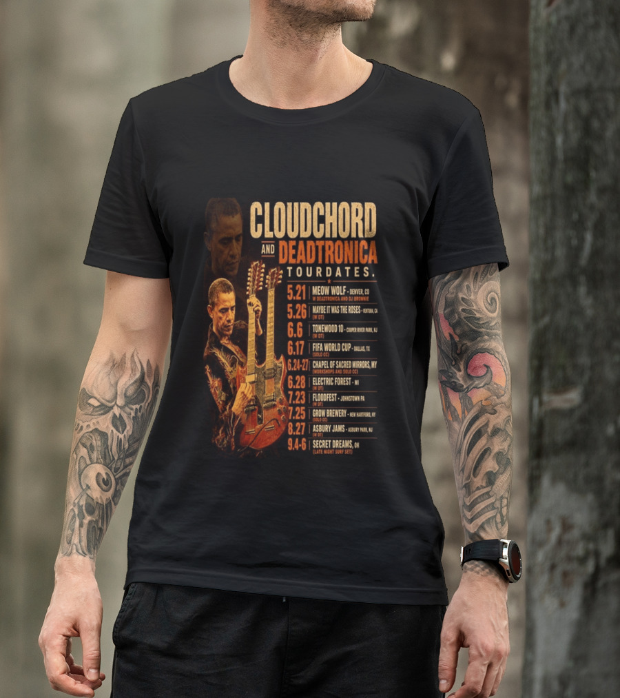 Cloudchord And Deadtronica Tourdates 2026 Meow Wolf Denver Secret Dreams Ohio T-Shirt