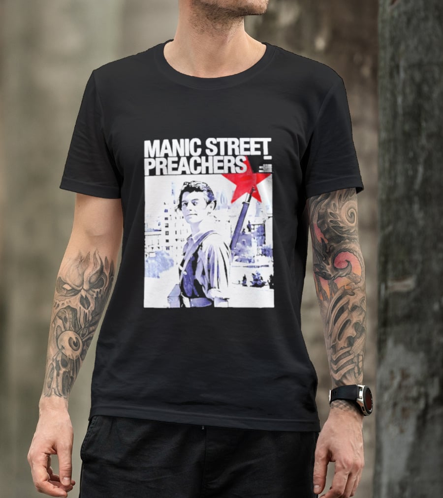 Manic Street Preachers Red Star Image T-Shirt
