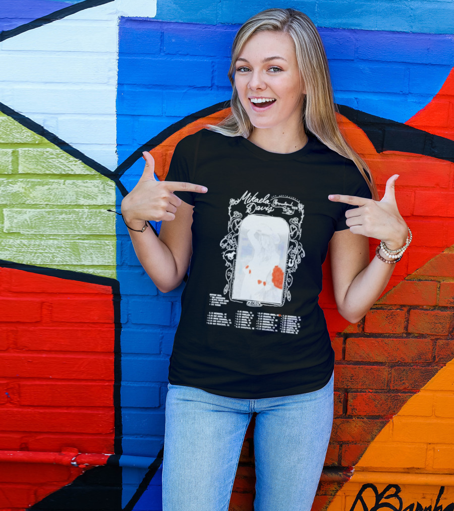 Mikaela Davis Graceland Way Tour 2026 With Dates And Rose Accents T-Shirt