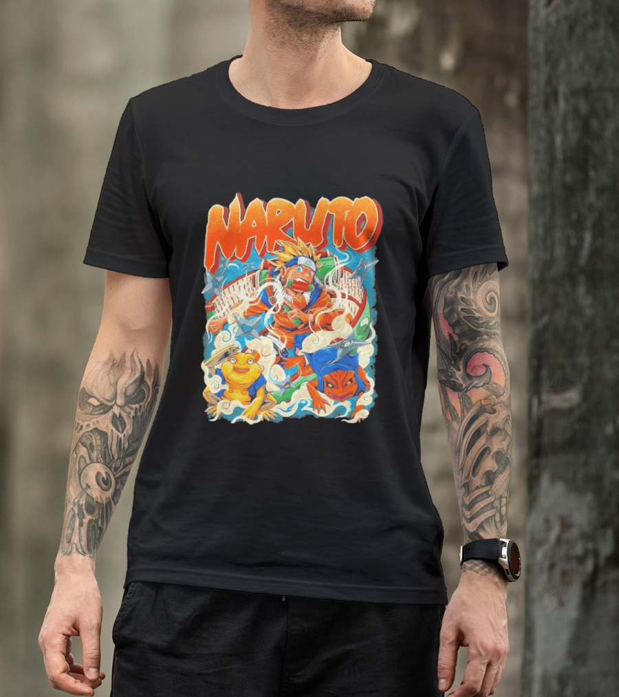 Naruto Uzumaki Toad Summoning Adventure Anime Ninja T-Shirt
