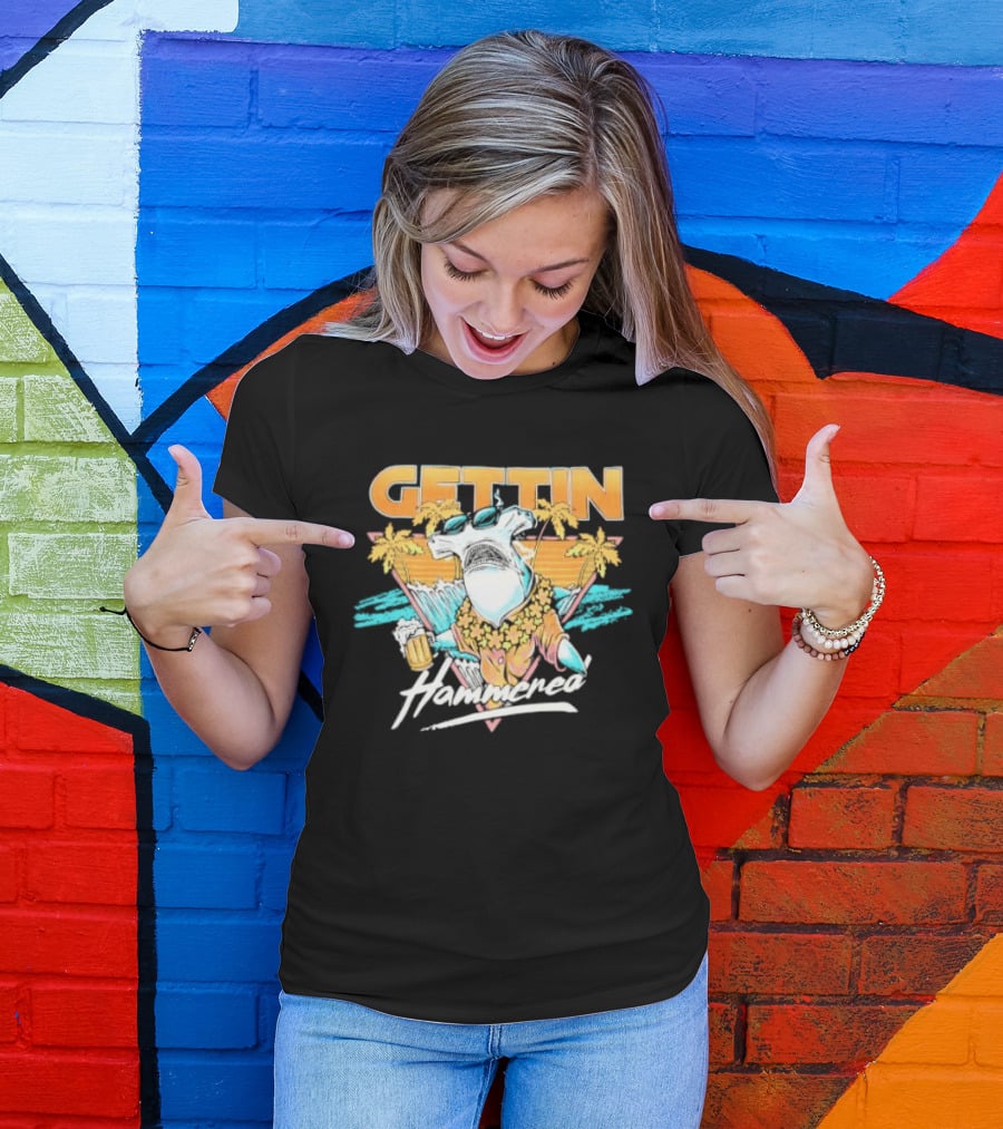 Gettin' Hammerhead Tropical Beach Vibes T-Shirt