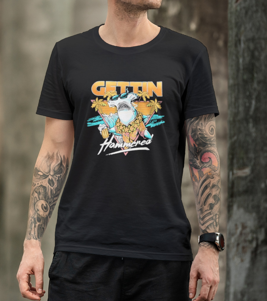 Gettin' Hammerhead Tropical Beach Vibes T-Shirt