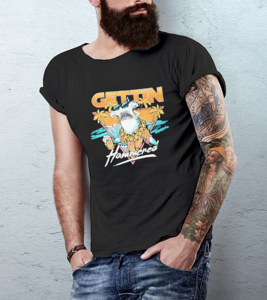 Gettin' Hammerhead Tropical Beach Vibes T-Shirt