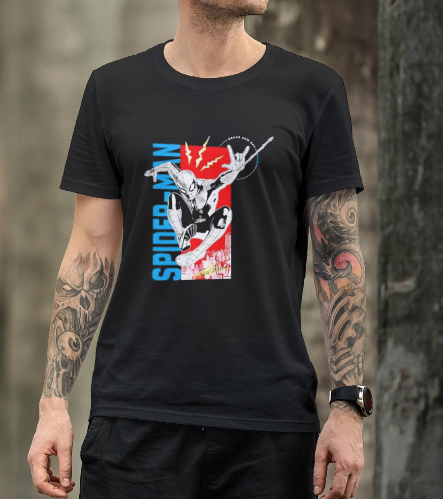 Spider Man Web Slinging Marvel Universe Brand New Day T-Shirt