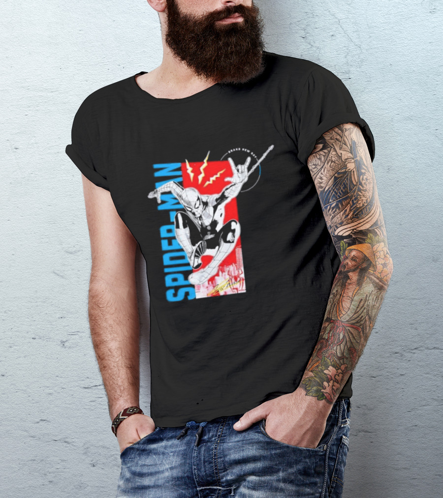 Spider Man Web Slinging Marvel Universe Brand New Day T-Shirt