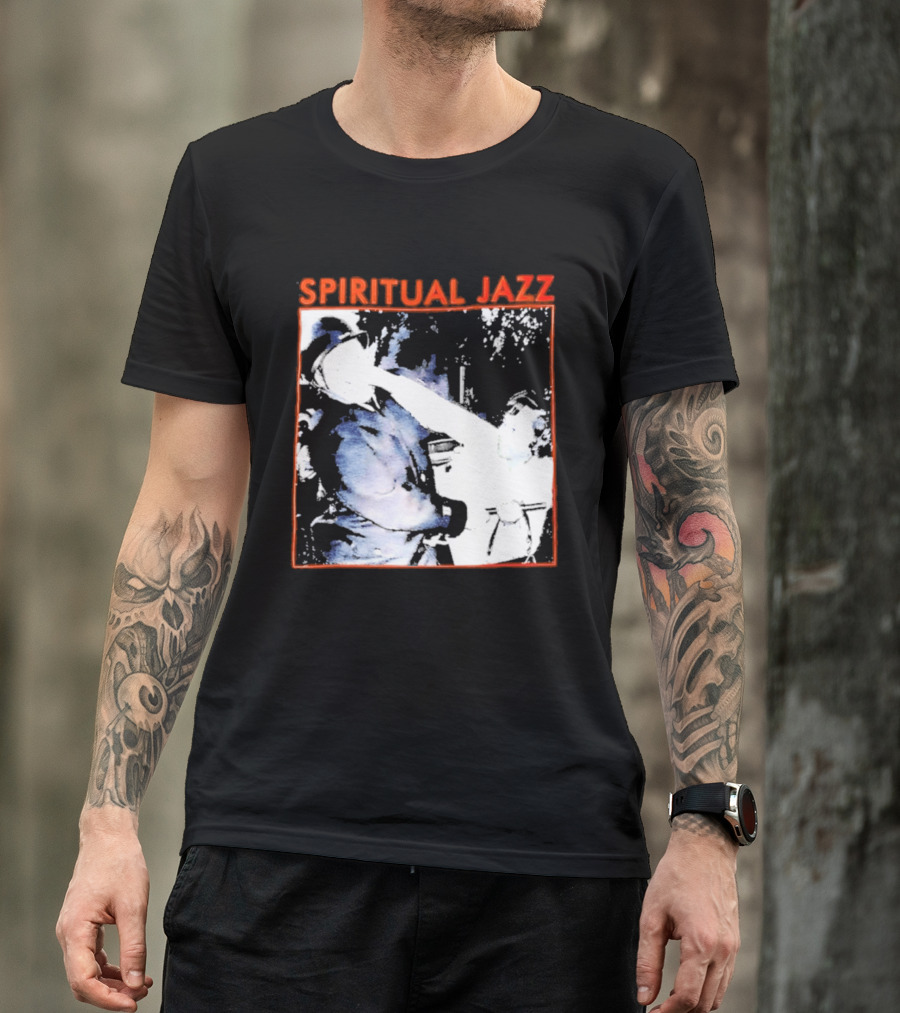 Spiritual Jazz Horn Player Watercolor T-Shirt