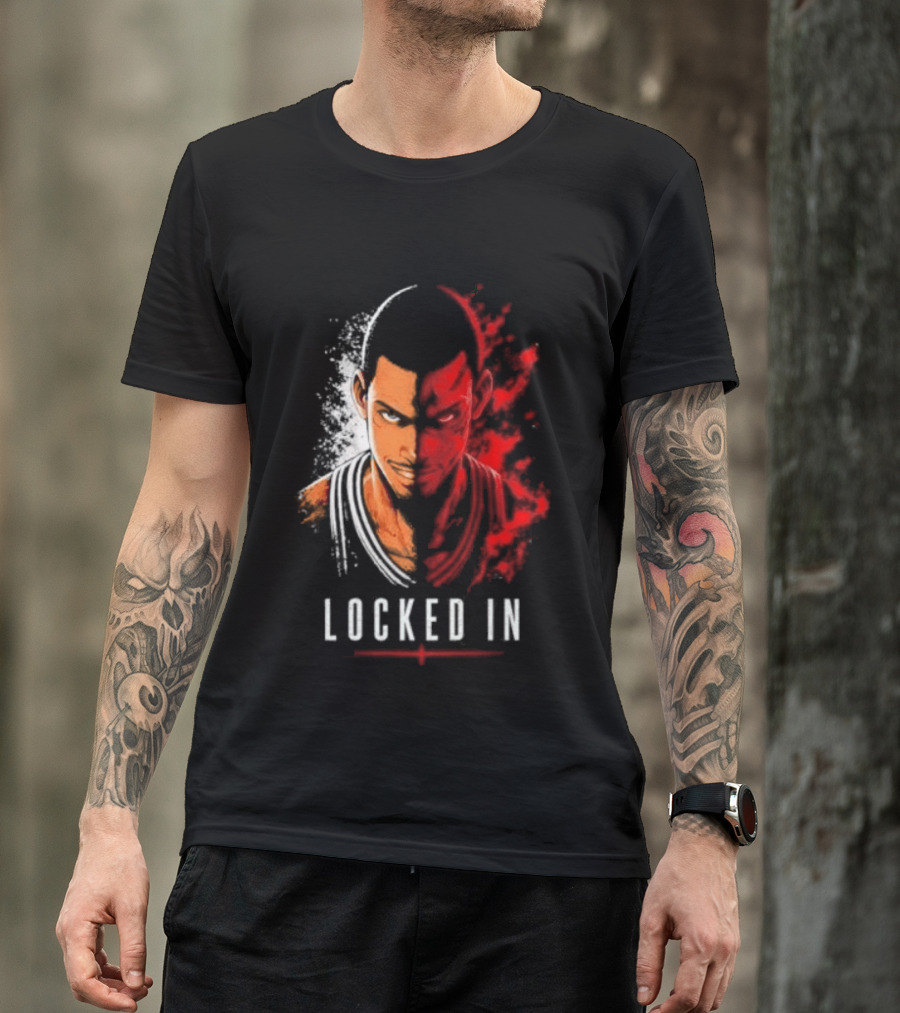 Victor Wembanyama Locked In Spurs Basketball Dual Color T-Shirt