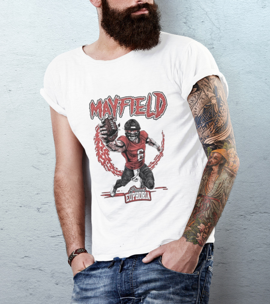 Mayfield Oklahoma Fire Cannon Football T-Shirt