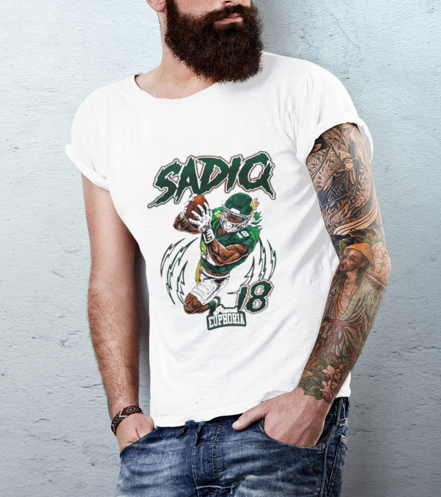 Sadiq Euphoria Football Catch 18 T-Shirt