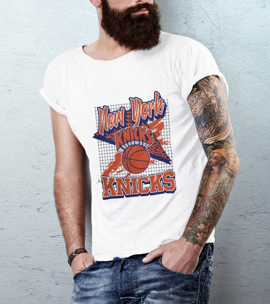 New York Knicks Hardwood Classics Vintage Basketball T-Shirt
