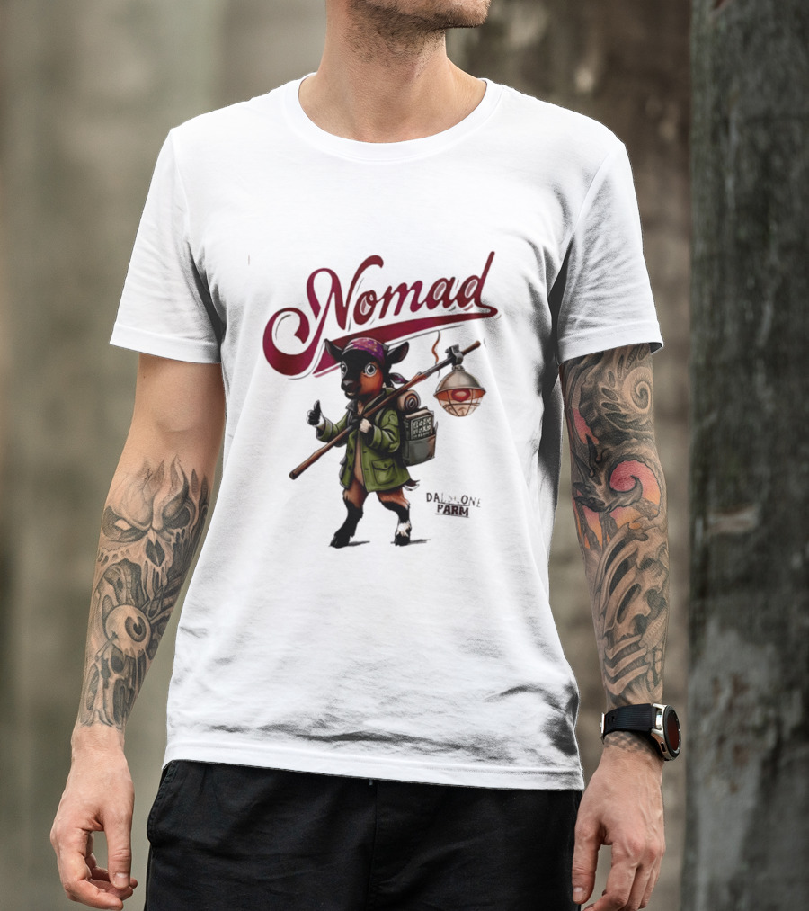 Dalscone Nomad Adventurous Goat Trekker With Lantern T-Shirt