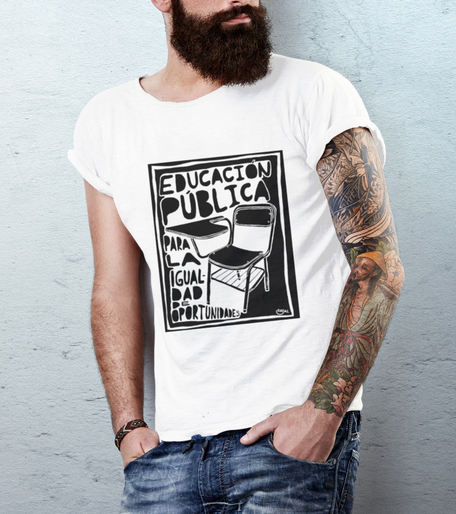 Educación Pública Para La Igualdad De Oportunidades Escolaridad Inclusiva T-Shirt