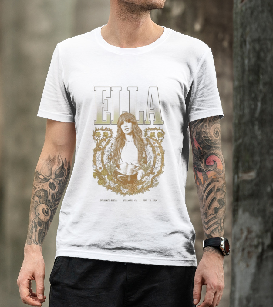 Ella Langley Enmarket Arena Savannah Georgia May 15 2026 Dandelion Tour T-Shirt