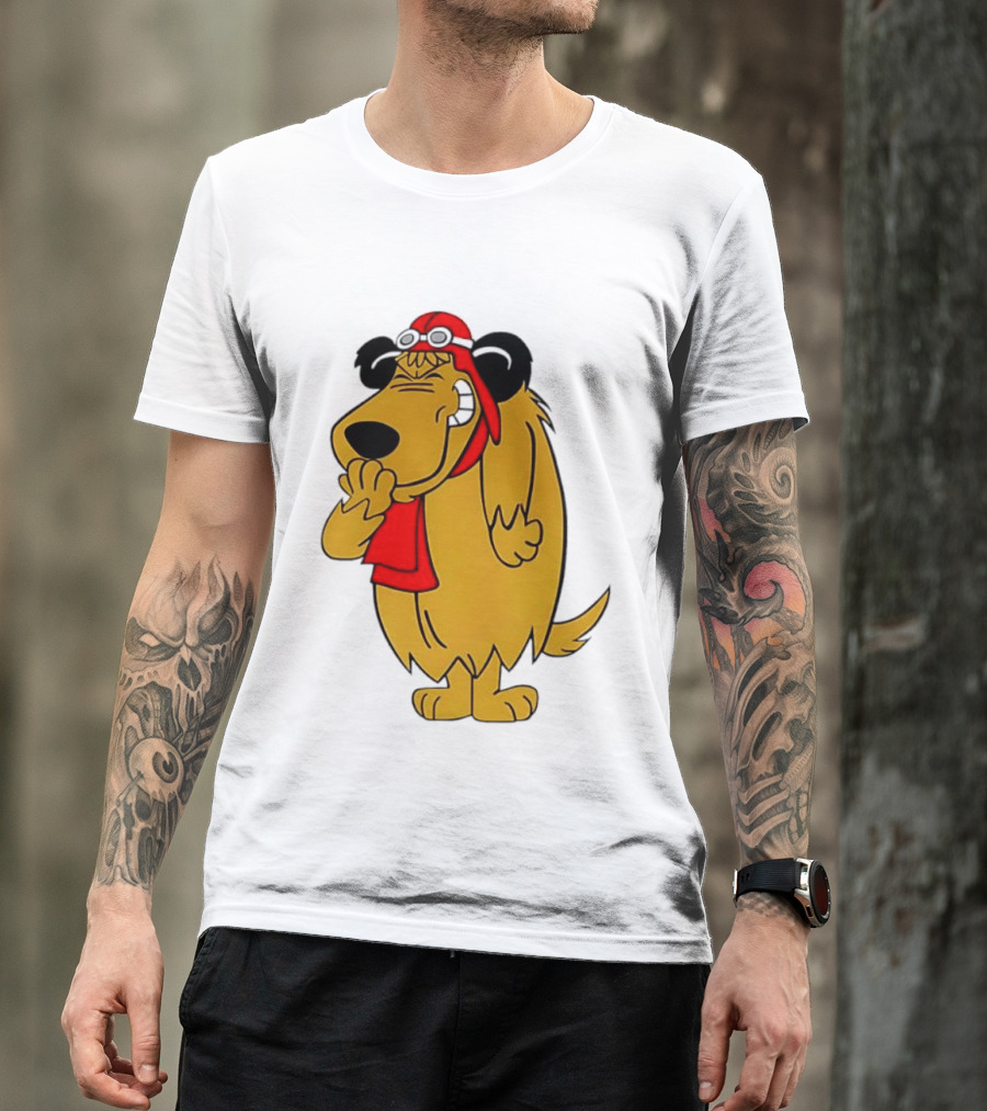 Muttley Dog Wacky Races Cartoon T-Shirt