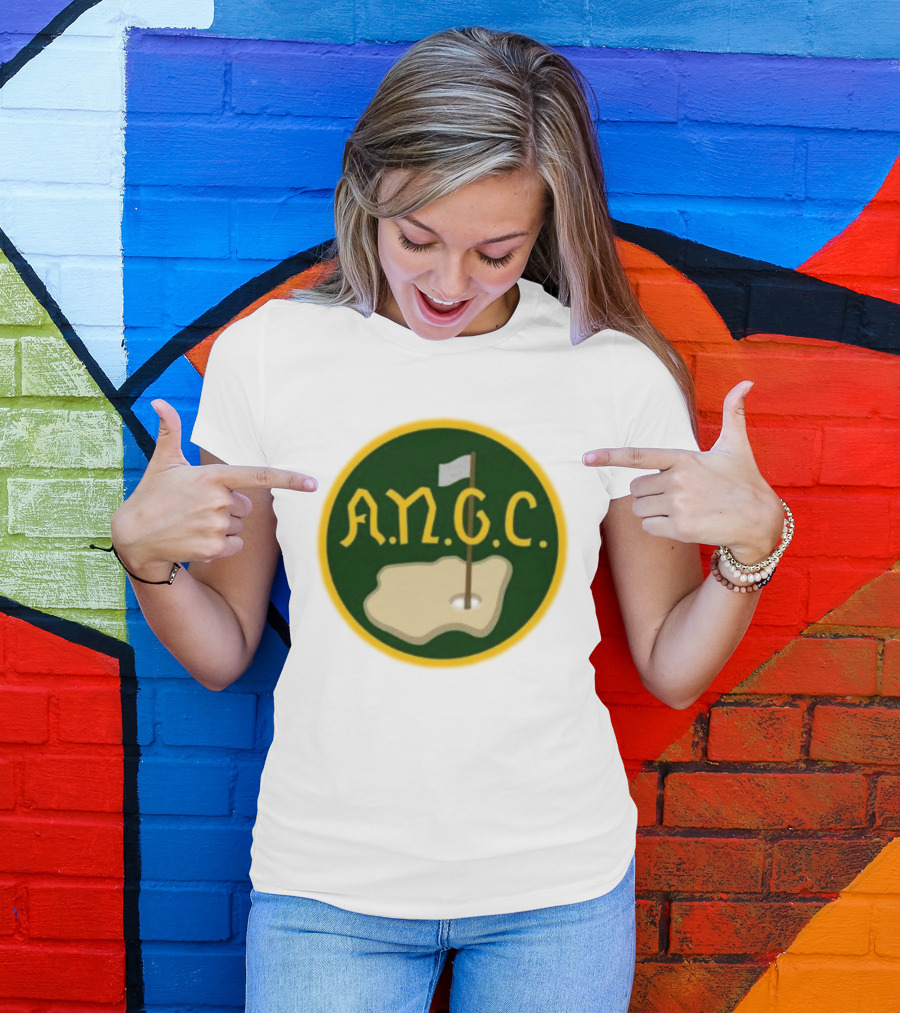 Cameron Young ANGC Golf Emblem Circular Crest T-Shirt