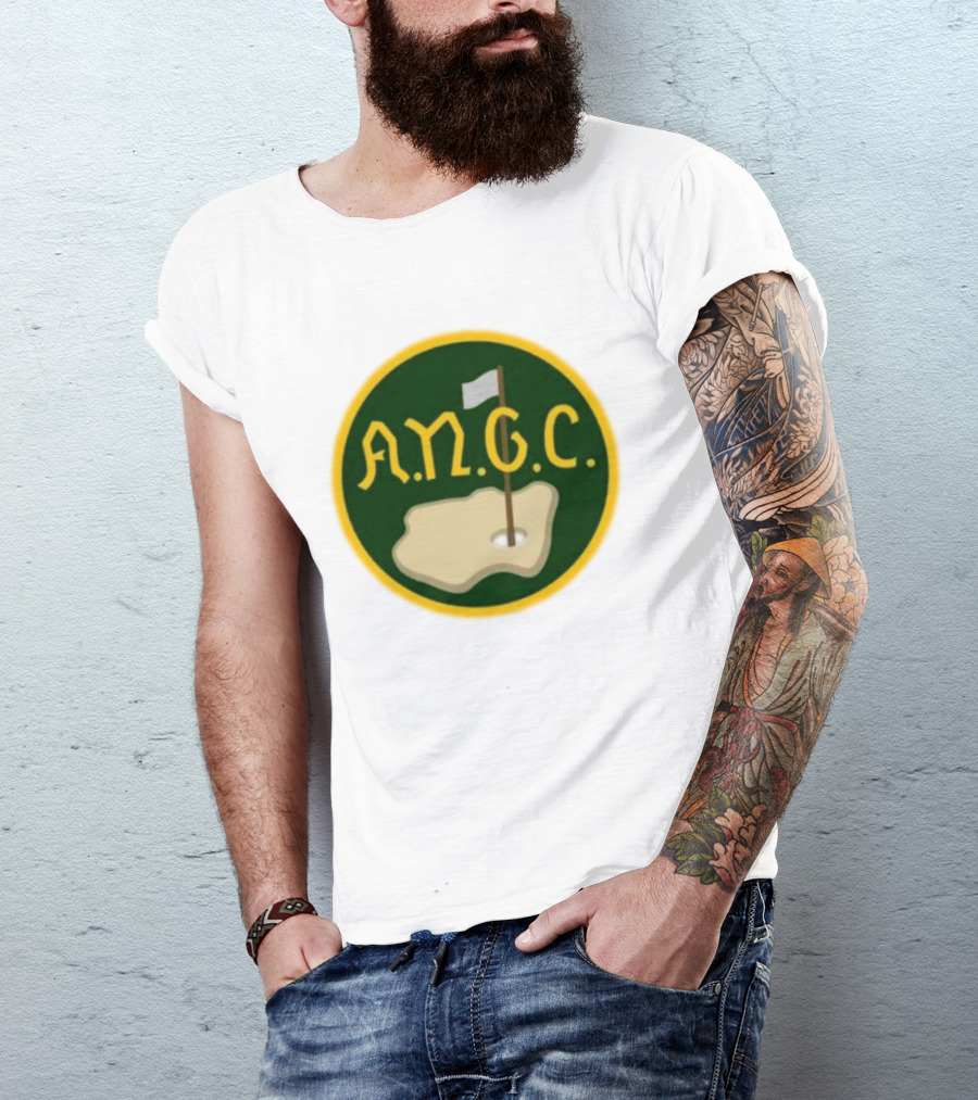Cameron Young ANGC Golf Emblem Circular Crest T-Shirt