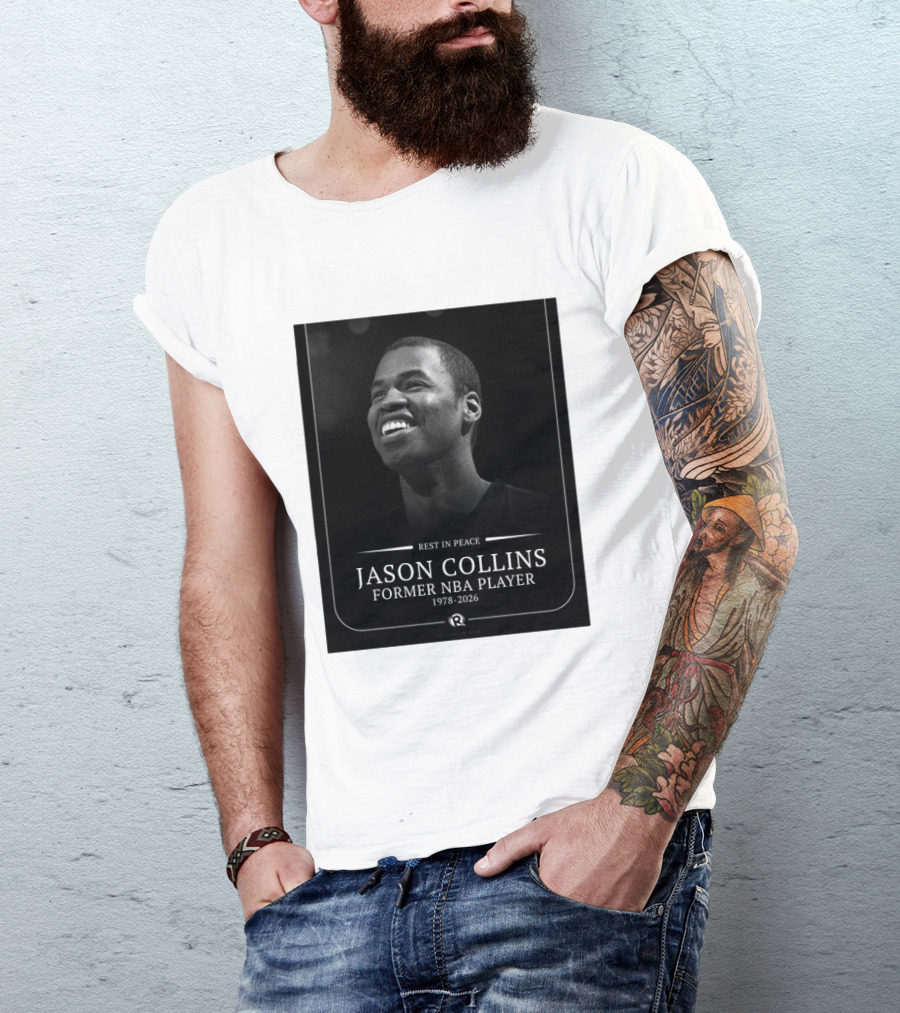 Rest In Peace Jason Collins Former NBA Player 1978 2026 T-Shirt