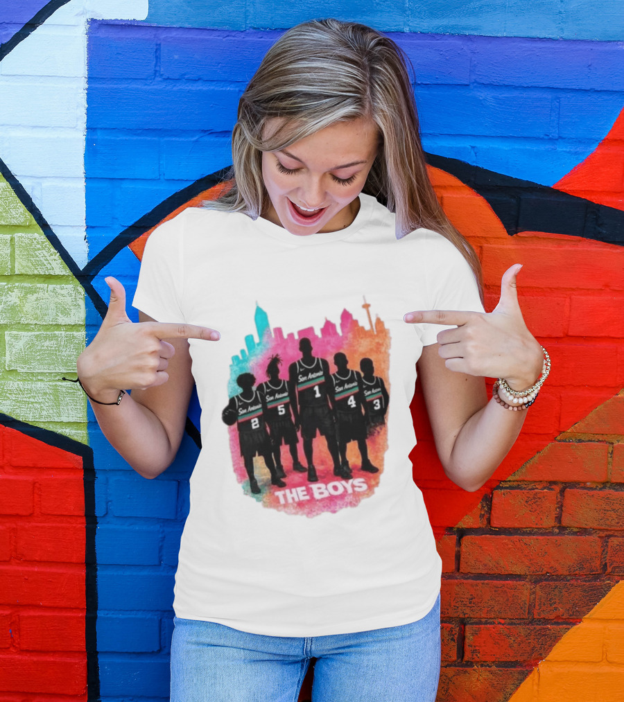 San Antonio Splash Hoops Skyline The Boys T-Shirt