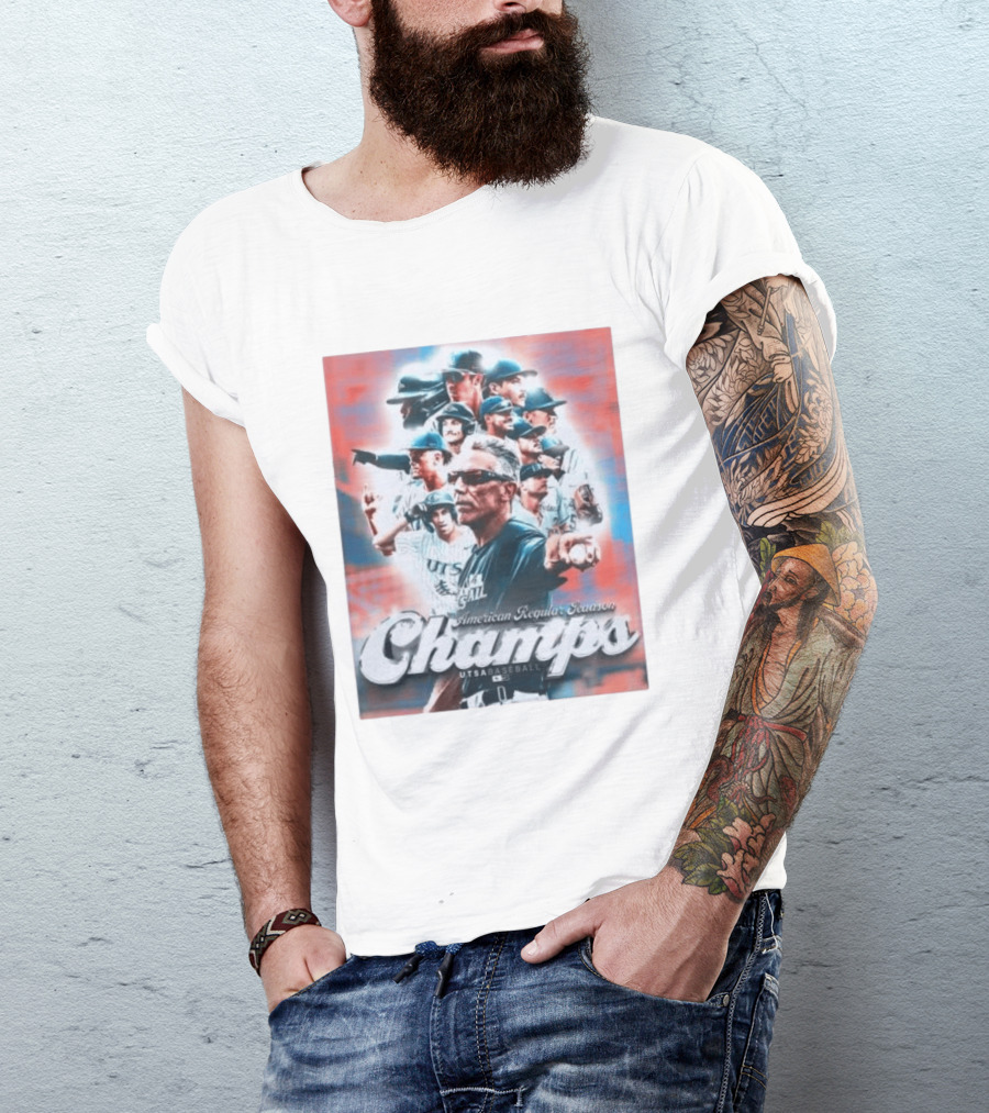 UTSA Baseball 2026 American Regular Season Champs Celebration T-Shirt