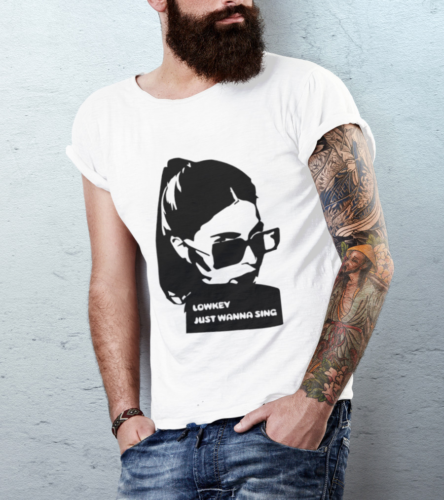 Lowkey Just Wanna Sing X Sophie Rey Sunglasses Girl T-Shirt
