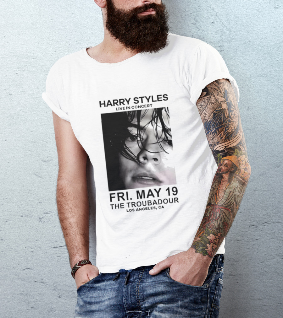 Harry Styles Live In Concert Fri May 19 The Troubadour Los Angeles 2026 T-Shirt
