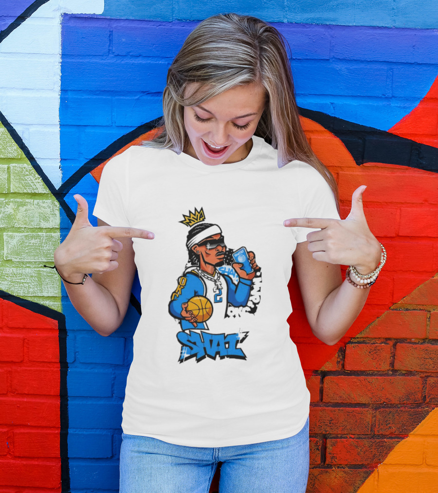 Shai Gilgeous Alexander OKC Crown Basketball Graphic SGA T-Shirt
