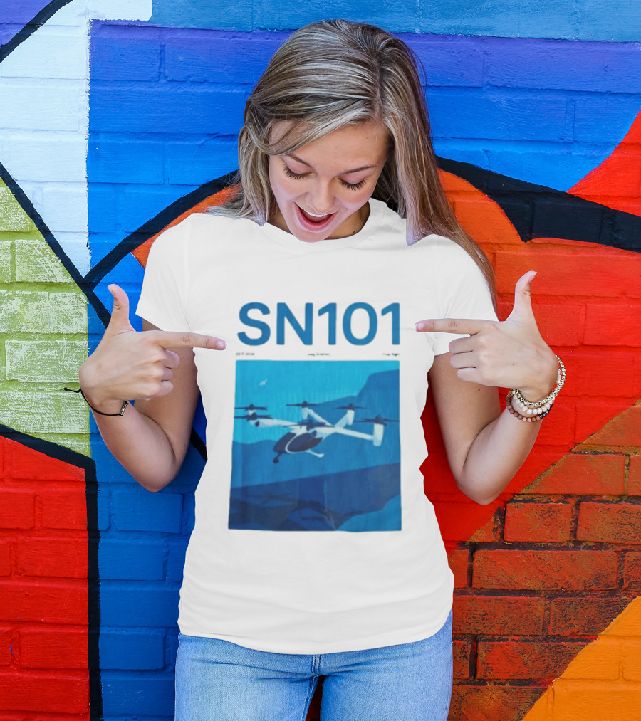 SN101 Joby Aviation First Flight Electric Air Taxi Innovation T-Shirt