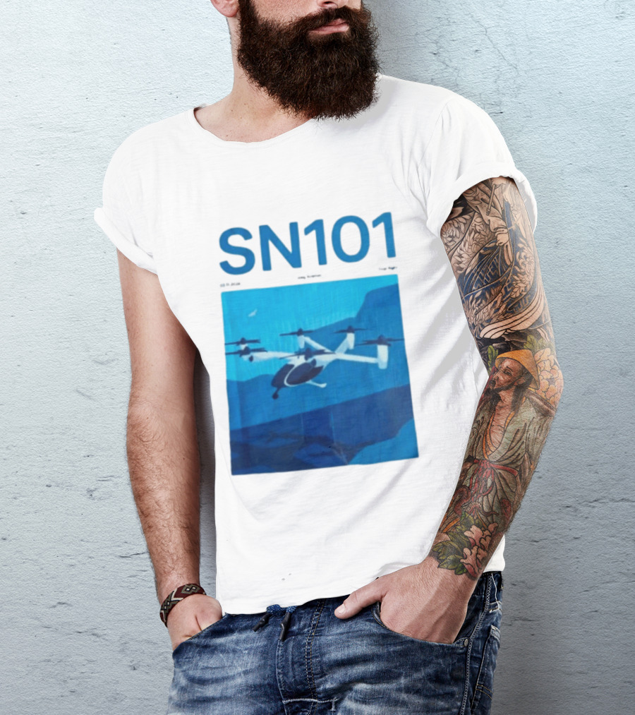 SN101 Joby Aviation First Flight Electric Air Taxi Innovation T-Shirt