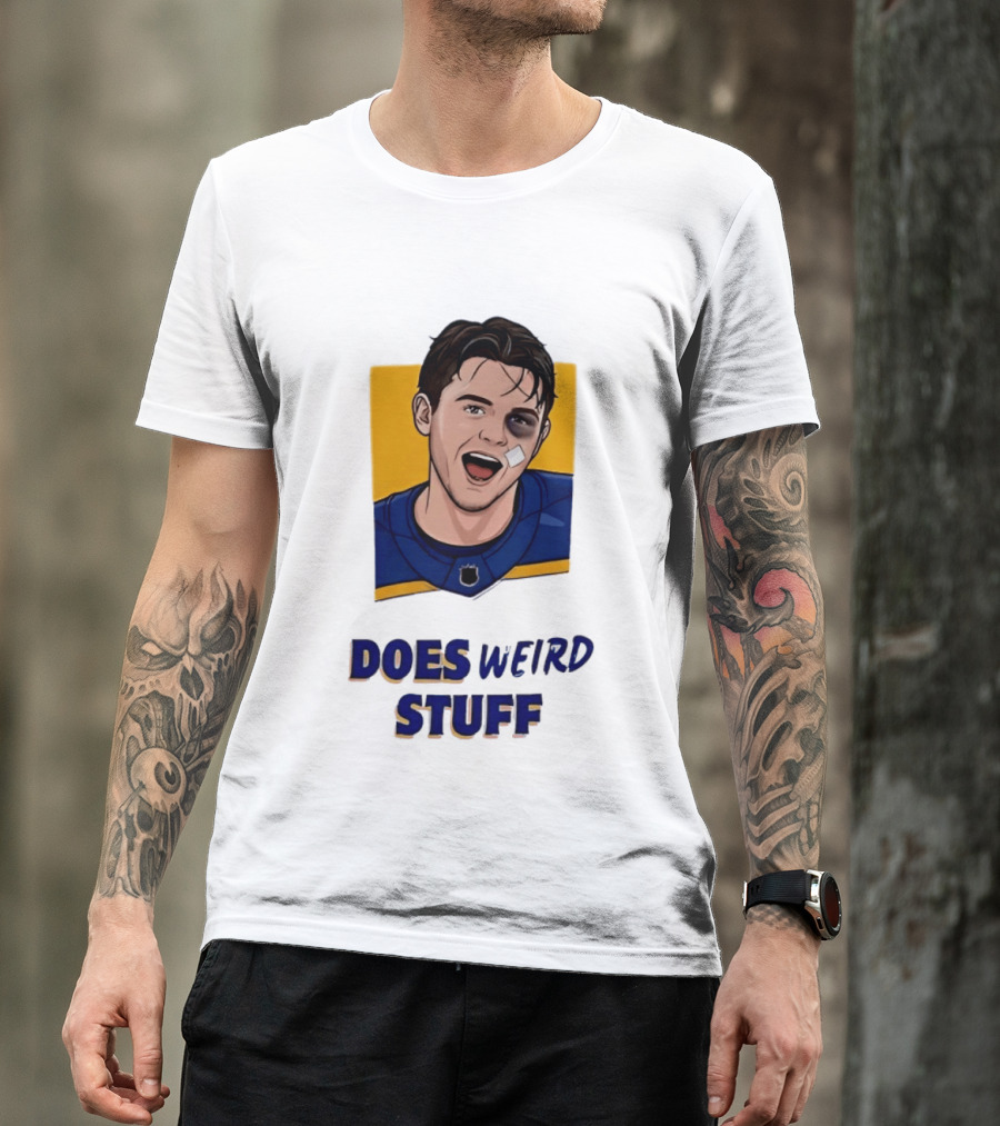 Buffalo Sabres Zach Benson Does Weird Stuff T-Shirt
