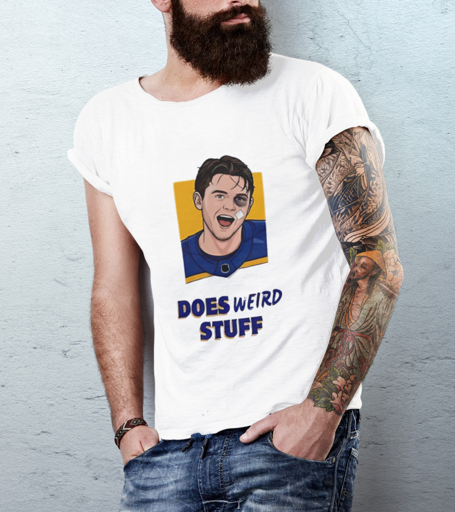 Buffalo Sabres Zach Benson Does Weird Stuff T-Shirt