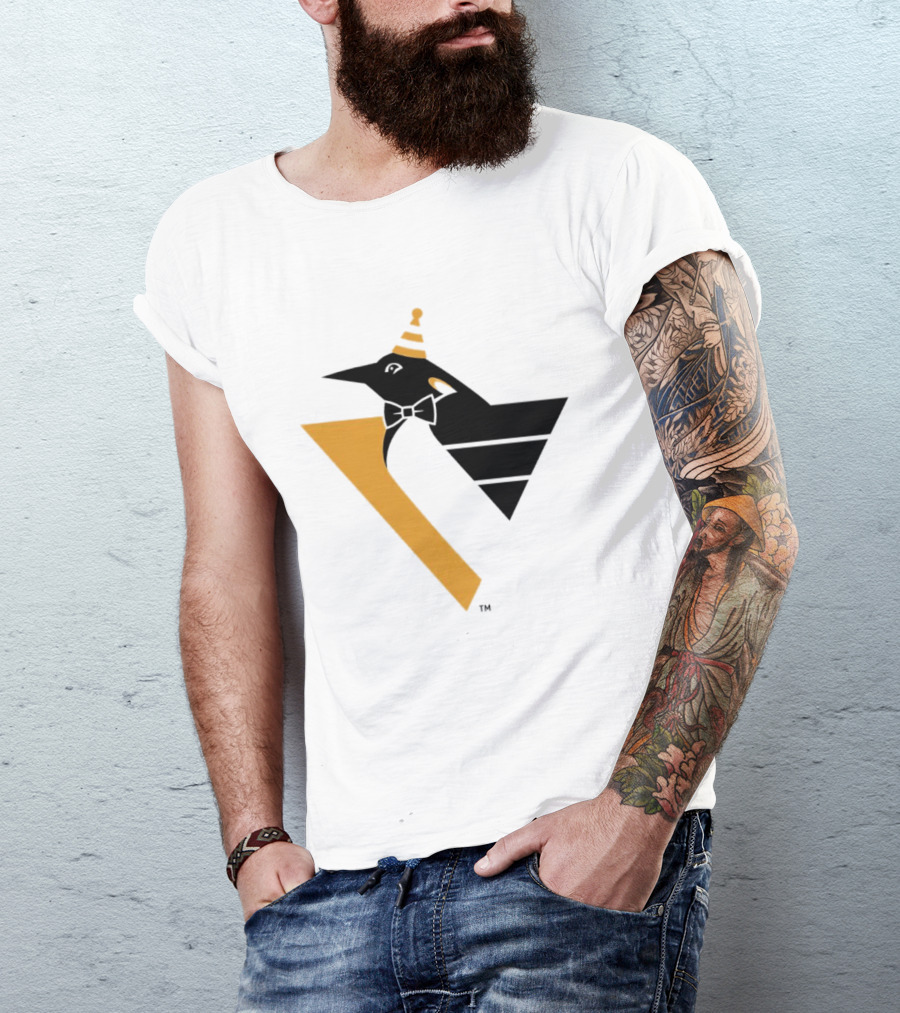 Pittsburgh Penguins Happy Birthday RoboPenguin NHL Party T-Shirt